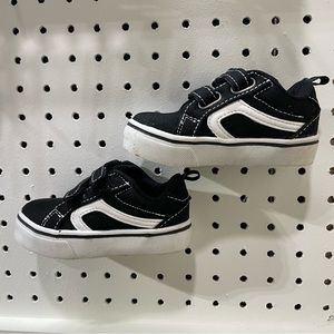 Black and white classic toddler sneakers